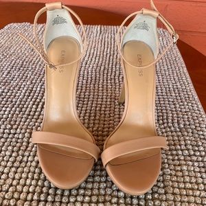 Express nude heels